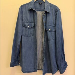 Club Monaco Chambray Denim Shirt | super soft | NWOT